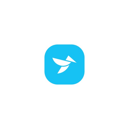 simple bird logo concept
