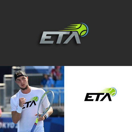Logo design for a professional tennis academy.