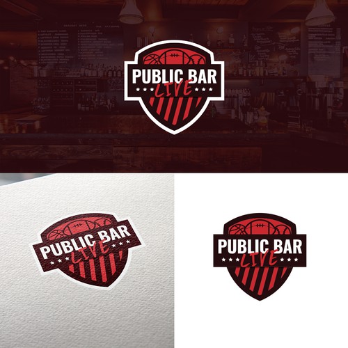 Logo for sports bar