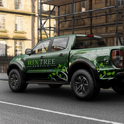 Truck wrap design