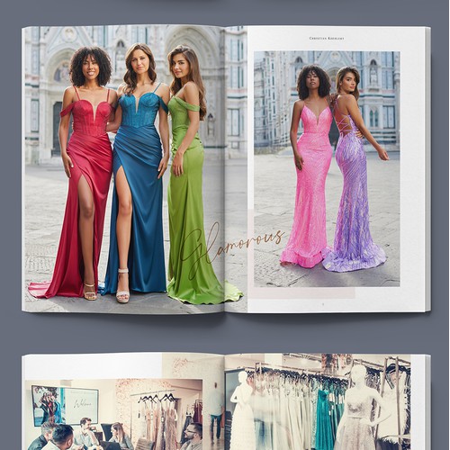Winning entry for the lookbook design