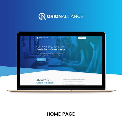 Software solution website design