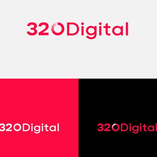 320Digital barnding logo design 
