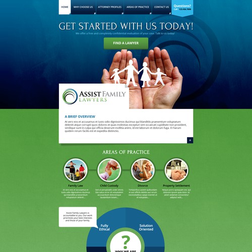 Create a website for Assist Family Lawyers