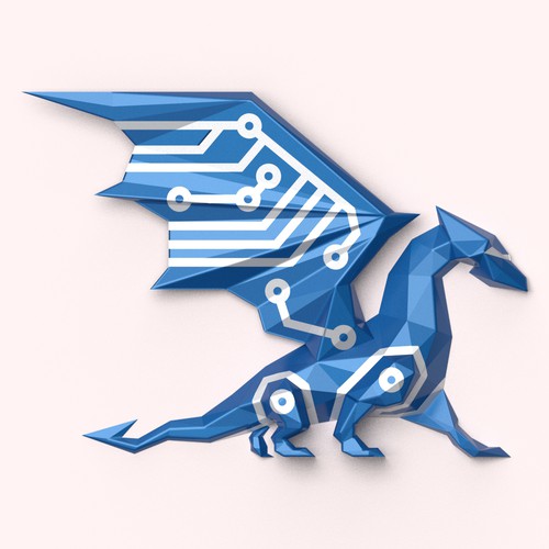 3D DRAGON LOGO