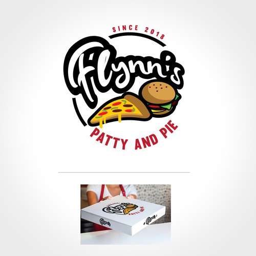 Flynn's Patty and Pie - brand design