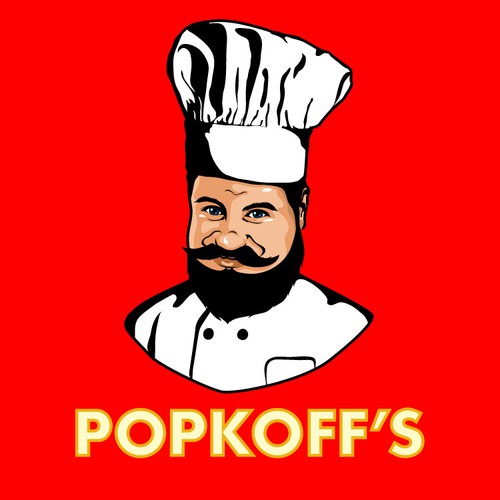 Illustration of mascot for food company