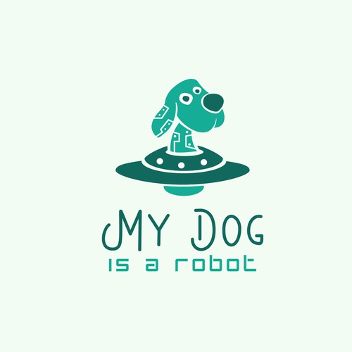 Robotic Dog logo for "My Dog is a Robot" company