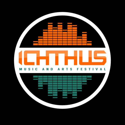 Winning logo design for Ichthus Music and Arts Festival