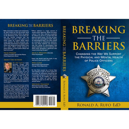 Book cover for a retired police officer