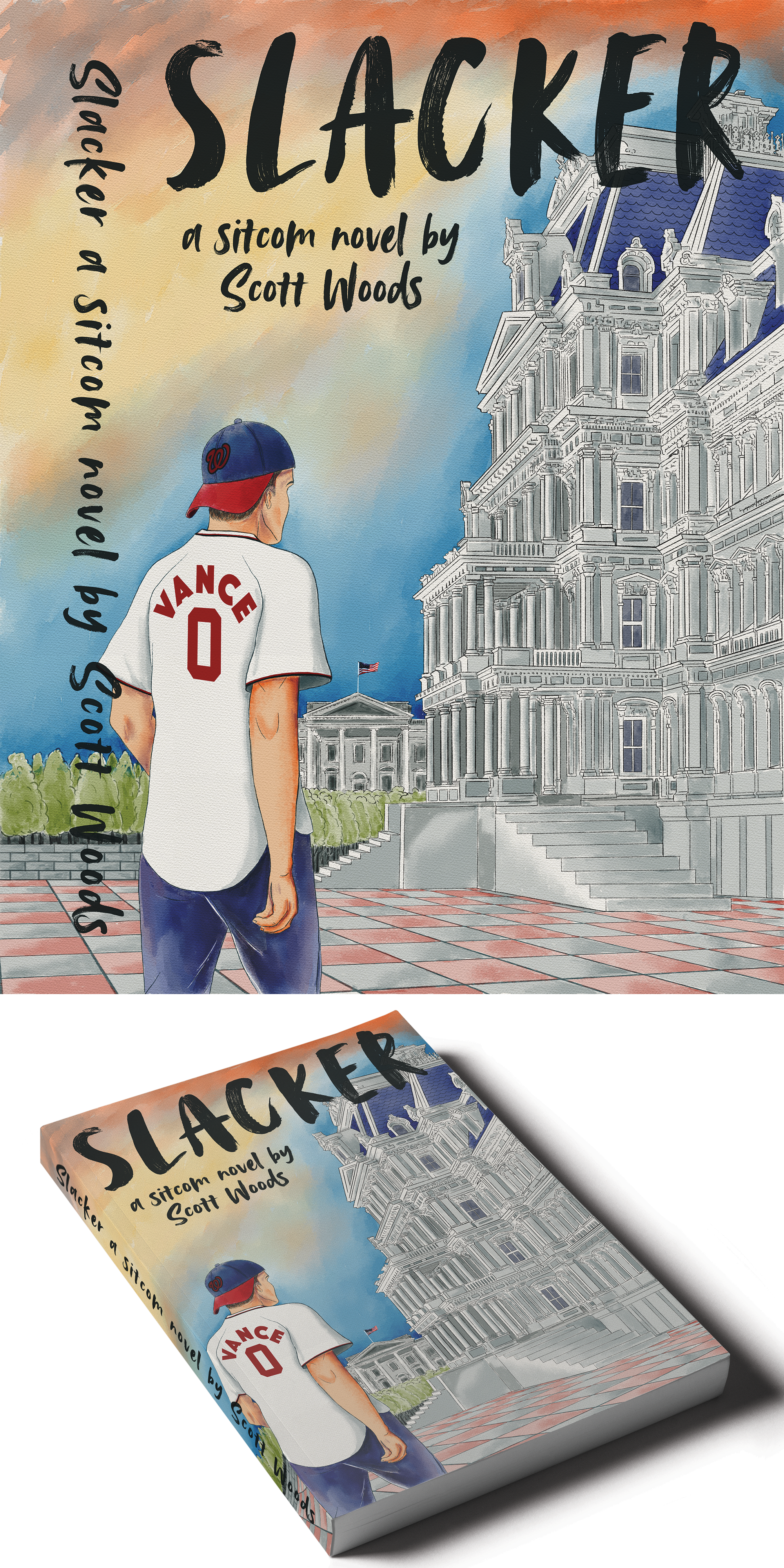 cover art for political comedy