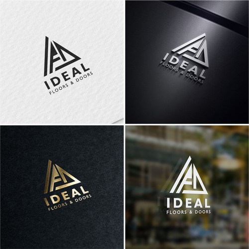 Logo concept for 'Ideal Floors & Doors'