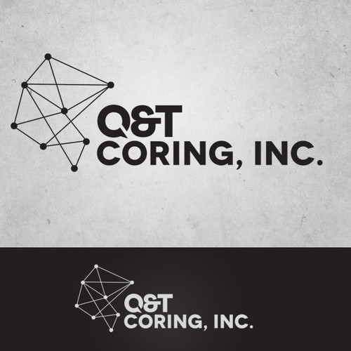 Create the next logo for Q & T Coring, Inc.