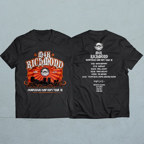 T shirt design for social event in richmond