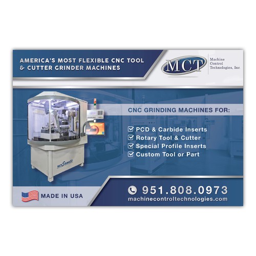 Magazine ad for CNC Tool & Cutter Grinder machines