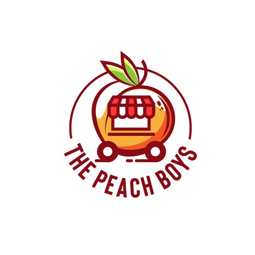 logo for The Peach Bous