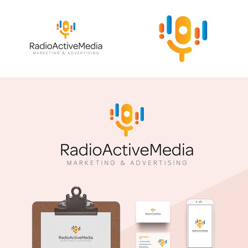 Logo Concept for Marketing Radio