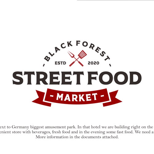 Street Food Market Logo