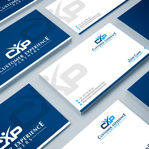 Customer Experience Partners Logo and Business Card