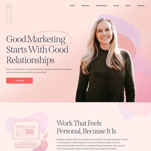 Marketing Strategist Portfolio Website