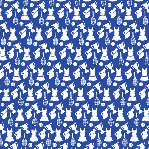 Pattern design for  tennis bag