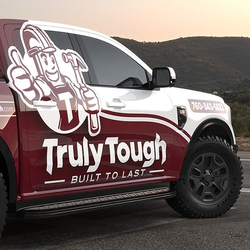 Home service company wrap design