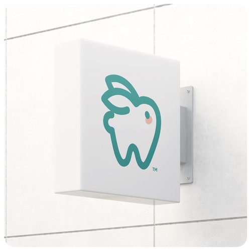 Bunny Kids Dental logo design