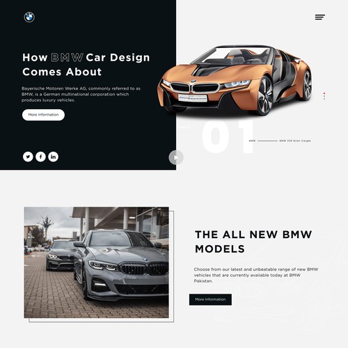 The Ultimate Revelation Of BMW Landing Page Redesign New Concept