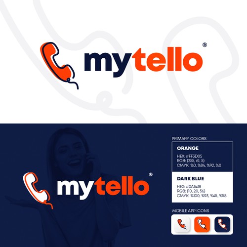 Logo design for mytello