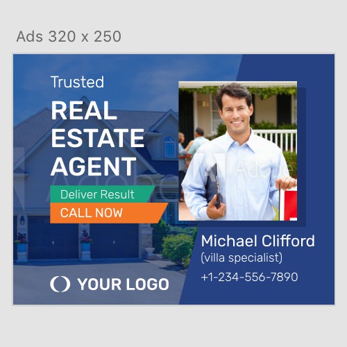 Real Estate Agent Ads Banner Set