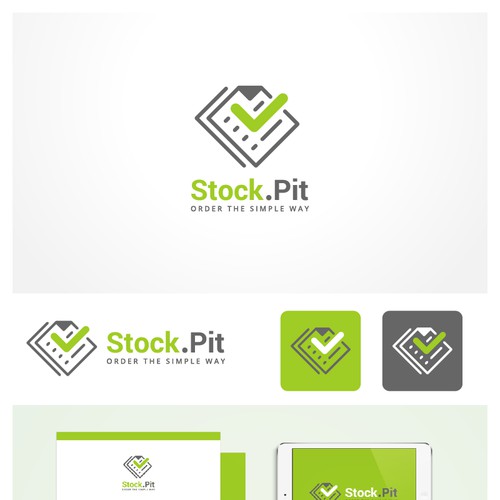 Brand identity pack proposal for an online shop, Stock.Pit