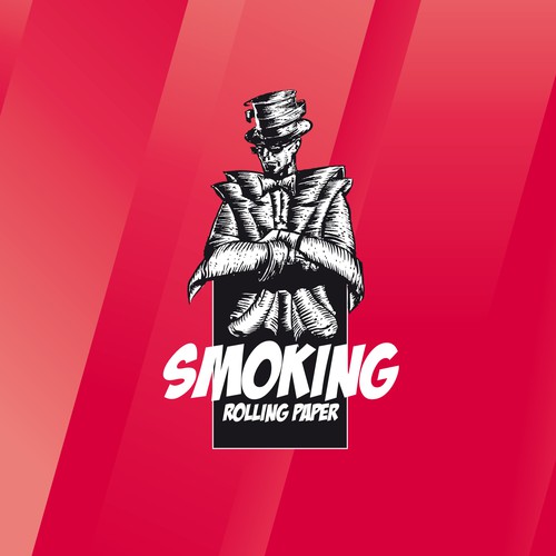 Hand draw logo for Smoking