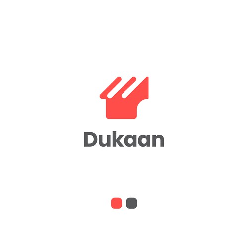 Logo design for Dukaan app.