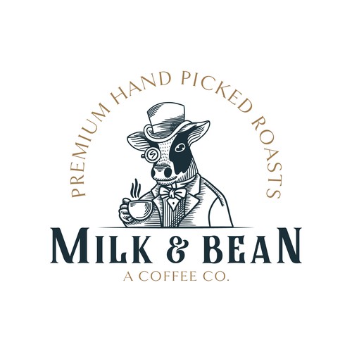 Milk&Bean Logo Design