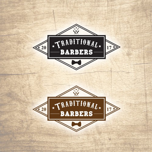 Vintage design for traditional barbers