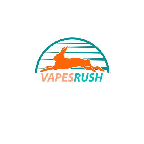 Vapes Rush Logo Design
