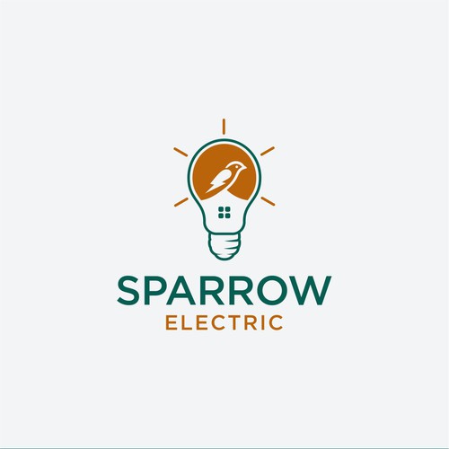Beautiful logo for residential home electrical business