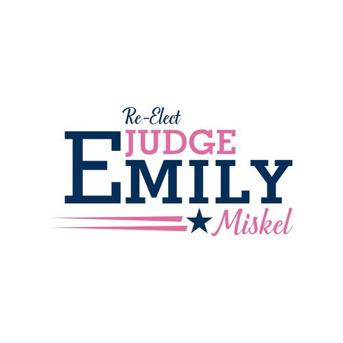 Logo for political campaign for Judge.
