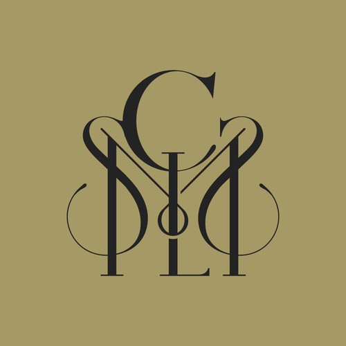 Vintage Monogram Logo for ranch