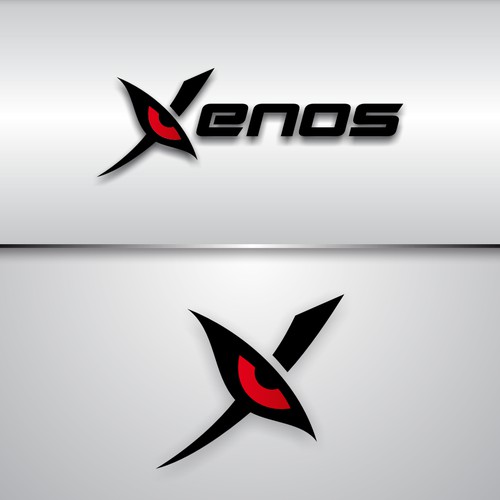 Create a fierce logo for elite athlete group "Xenos"