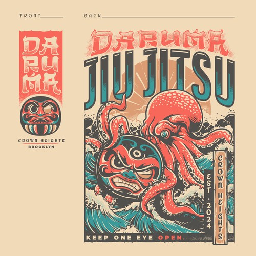 Japanese Art Style T-Shirt Design