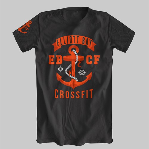 Elliott Bay CrossFit Tshirt Design finalista