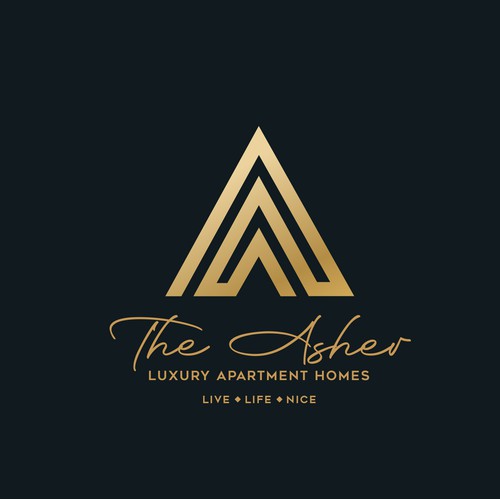 Logo Design for Luxury Apartments 