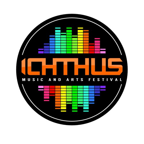 Winning logo design for Ichthus Music and Arts Festival