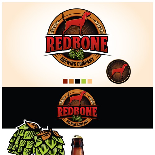 Redbone Dog Beer Logo