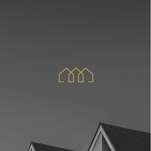 Simple, geometric design for a property concierge company