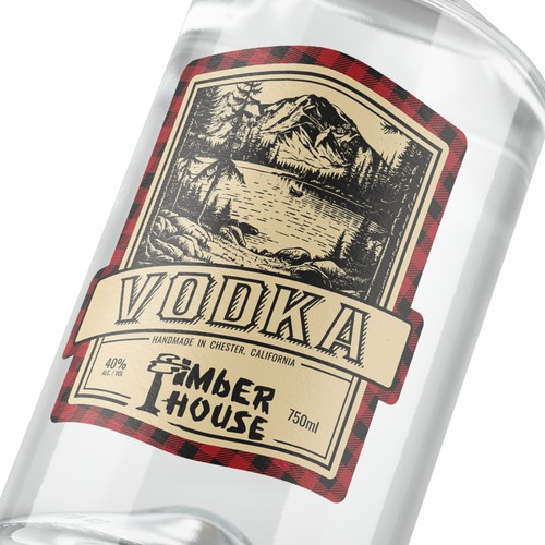 Vodka Label Design, USA
