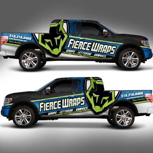 Truck Wrap Design for FierceWraps