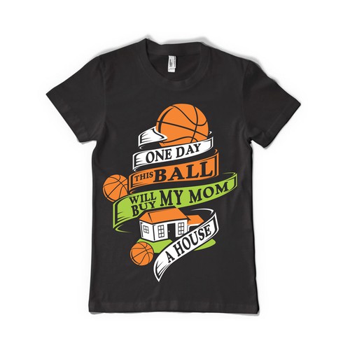 Middle School Hoops T-shirt Design