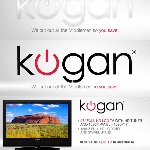 Kogan, major online store animated flash banners